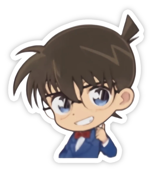 sticker conan đẹp