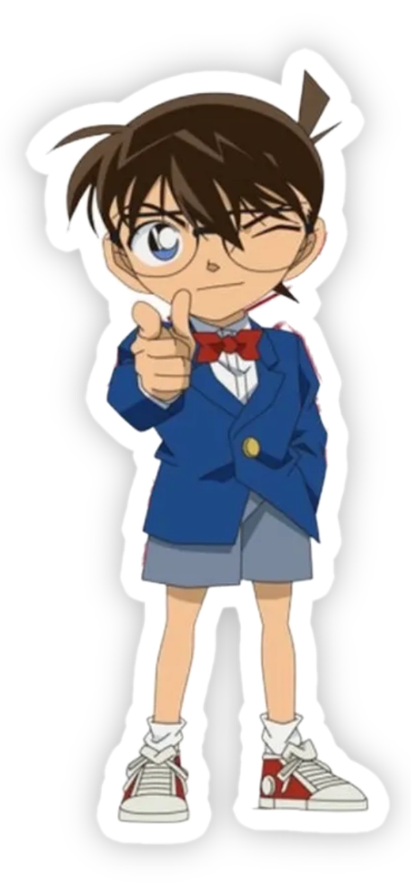 sticker conan rất đáng yêu