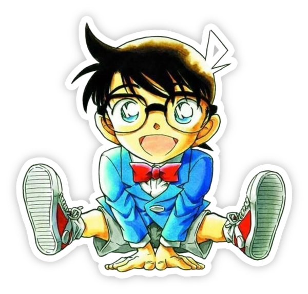 sticker conan so cute