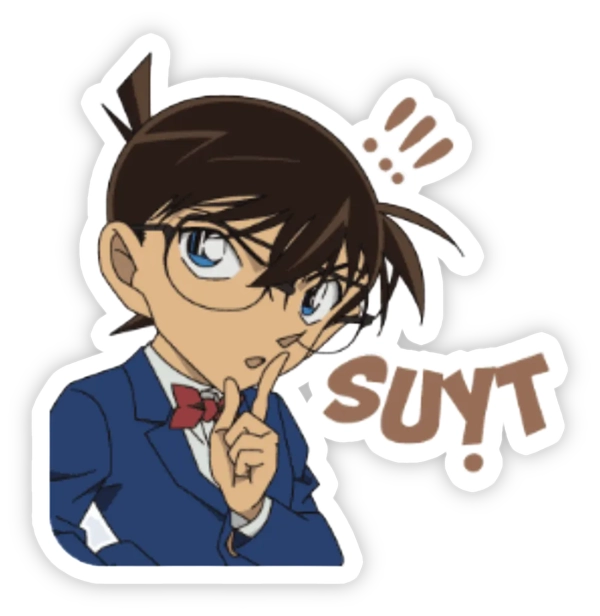 sticker conan suỵt