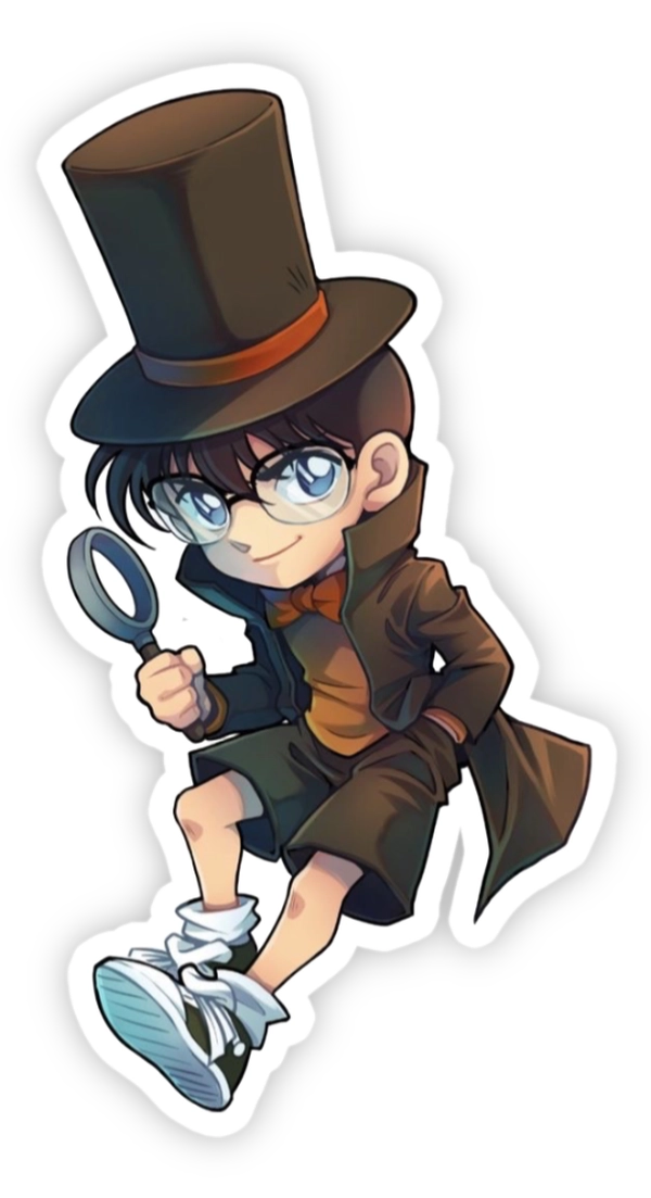 sticker conan thám tử
