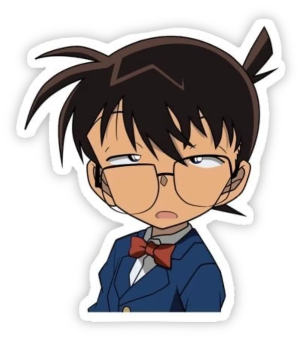 sticker conan thiếu ngủ