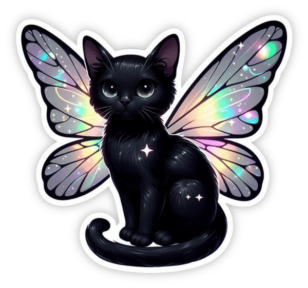 sticker đen dễ thương