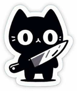 sticker đen độc lạ