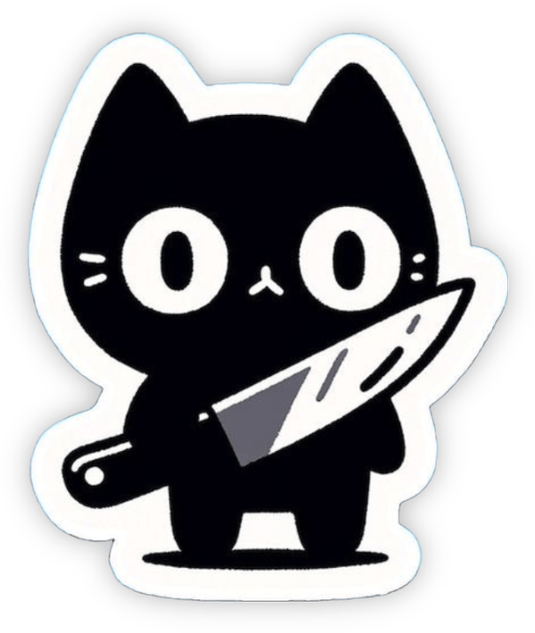 sticker đen độc lạ