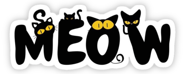 sticker đen đơn sắc
