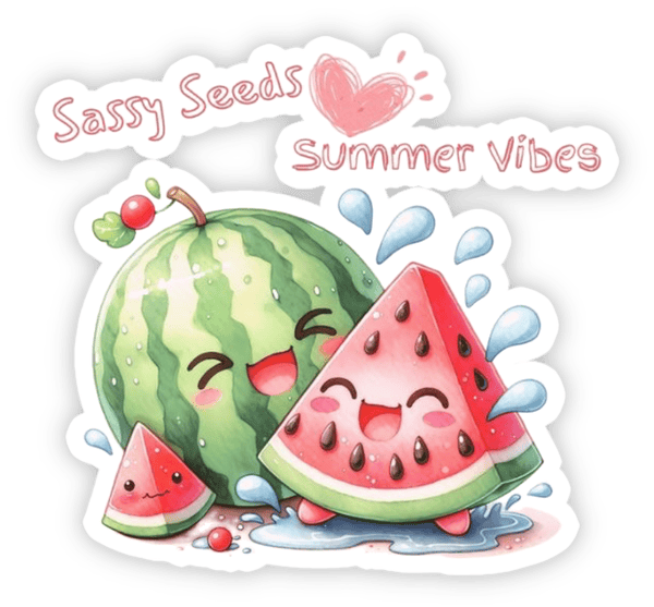 sticker dưa hấu dễ thương cho bé