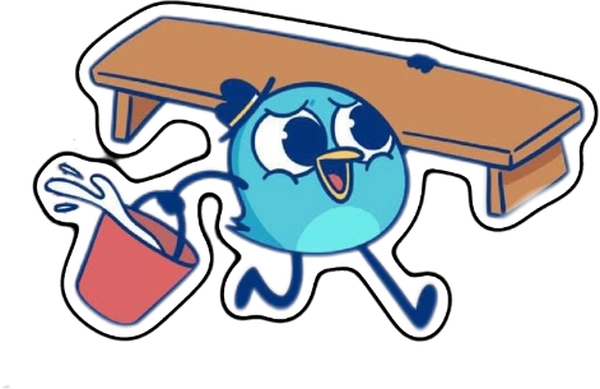sticker én comic dọn dẹp