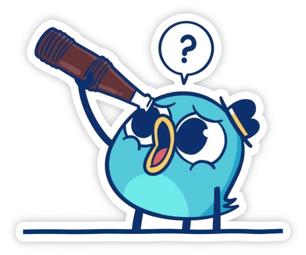 sticker én comic uống nước