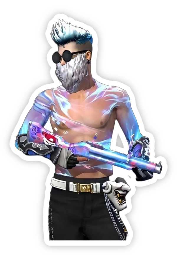 sticker free fire cá tính