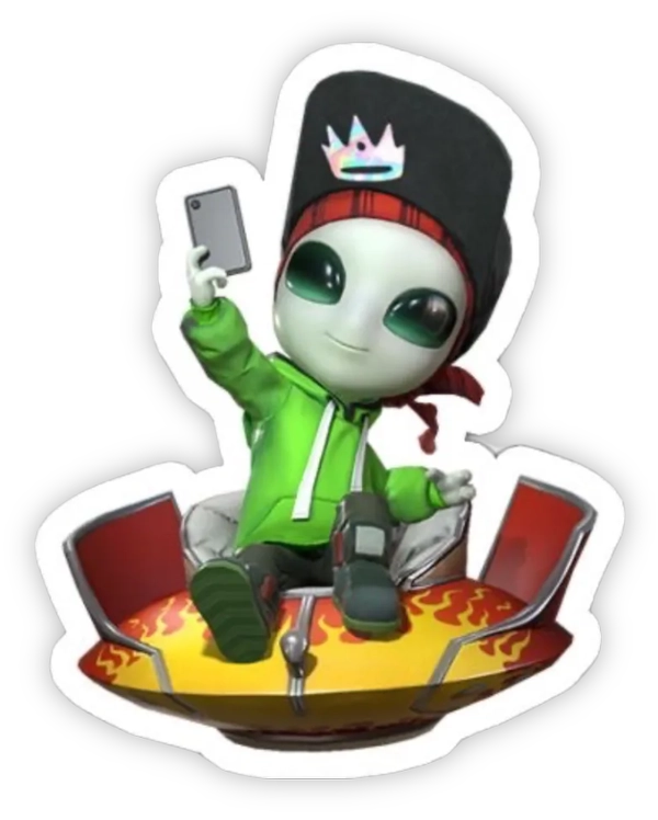 sticker free fire người ngoài hành tinh