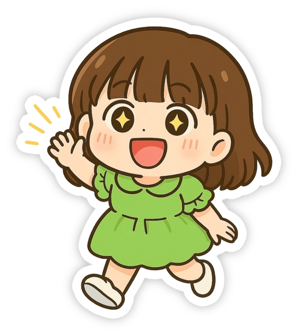 sticker girl dễ thương