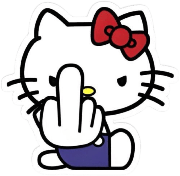 sticker hello kitty hài đáng yêu