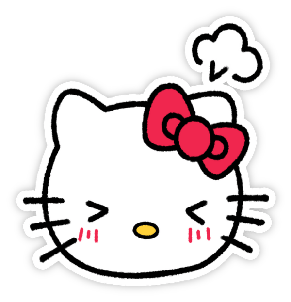 sticker hello kitty hài