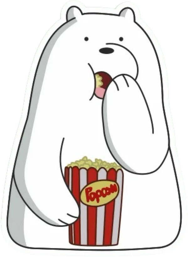 sticker ice bean ăn