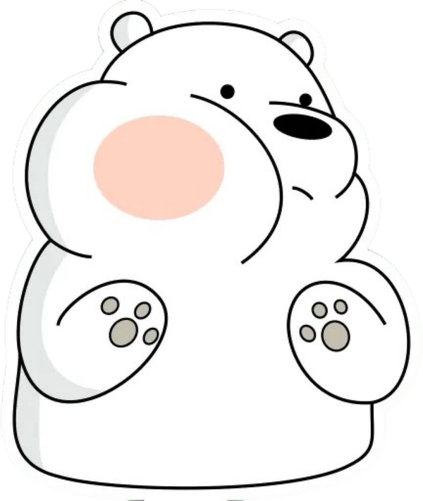 sticker ice bean dễ thương