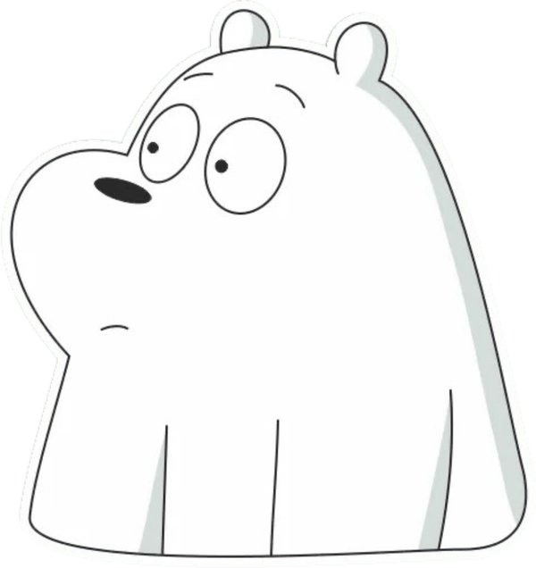 sticker ice bean ngơ ngác