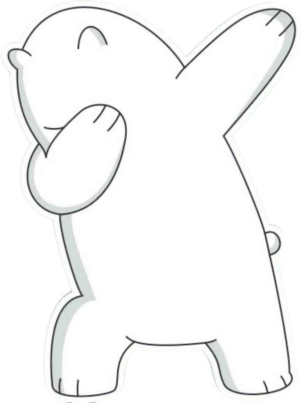 sticker ice bean nhảy múa