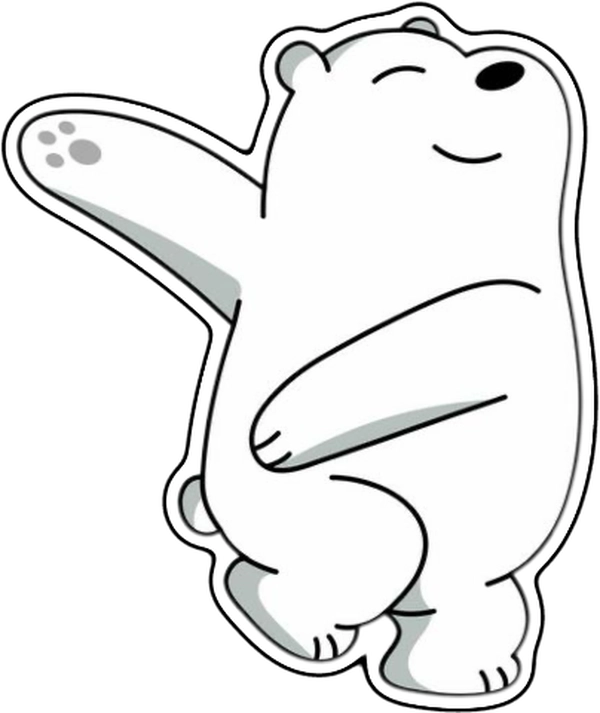 sticker ice bean vui vẻ