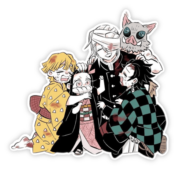 sticker kimetsu no yaiba anime full hd