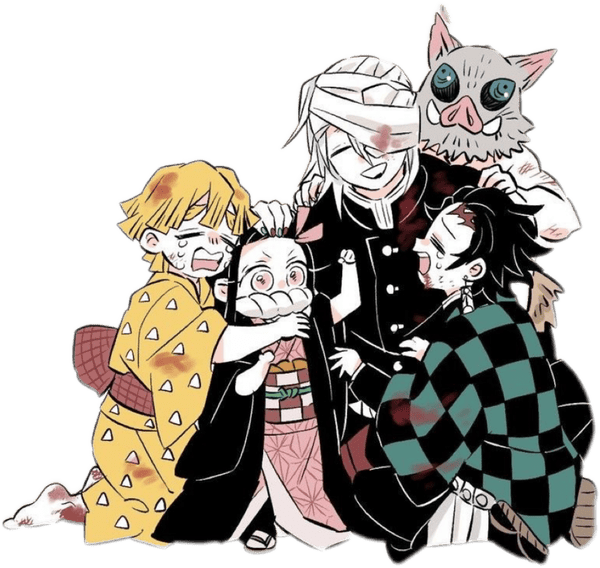 sticker kimetsu no yaiba hoạt hình
