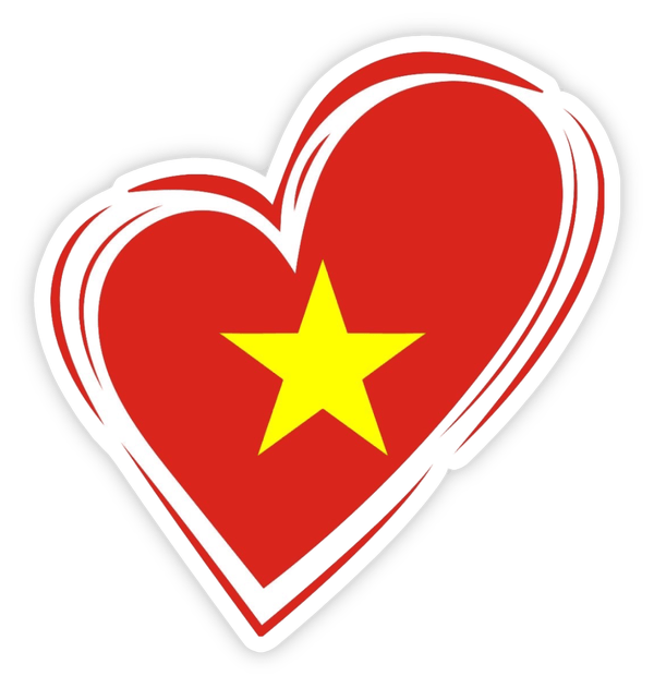 sticker lá cờ VN đẹp