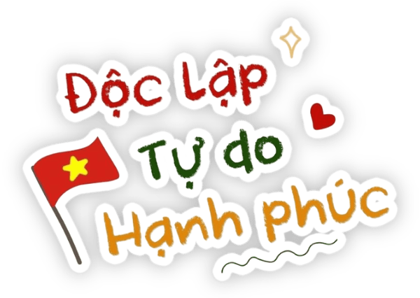 sticker lá cờ VN trang trí