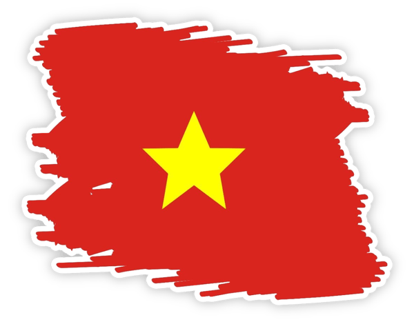 sticker lá cờ Việt Nam đẹp