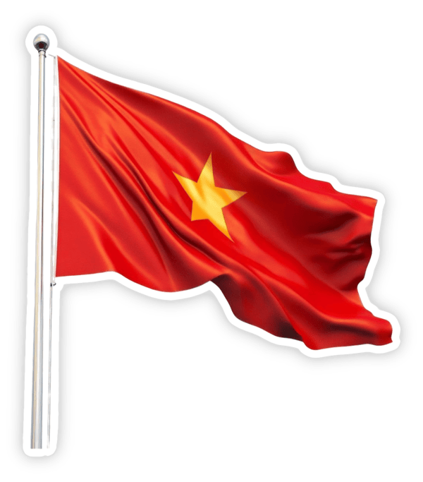 sticker lá cờ đẹp