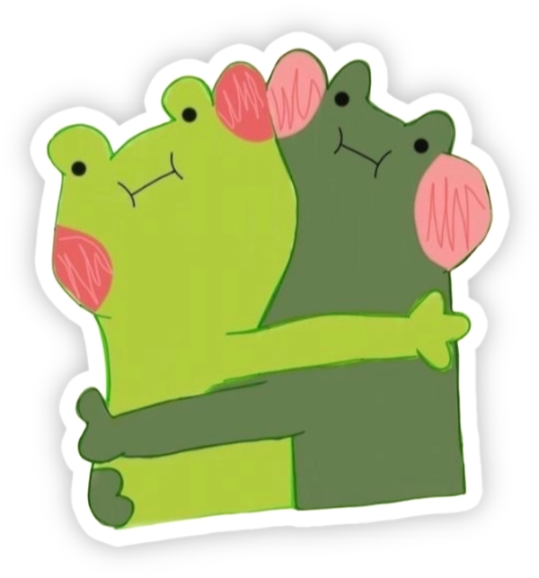 sticker lá xanh tươi
