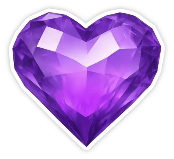 sticker màu tím