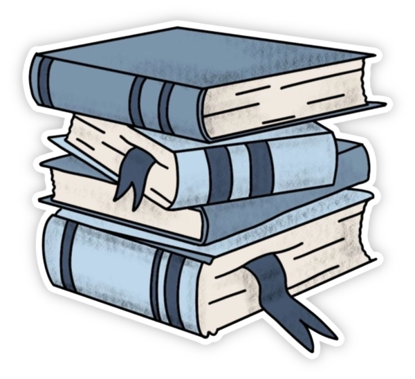 sticker màu xanh dương icon