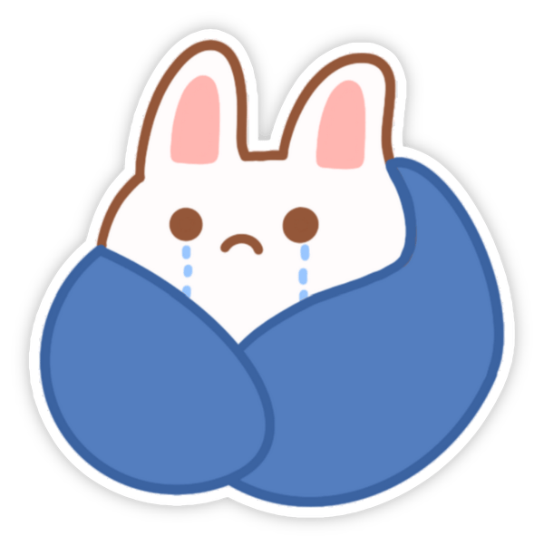 sticker messenger buồn chán