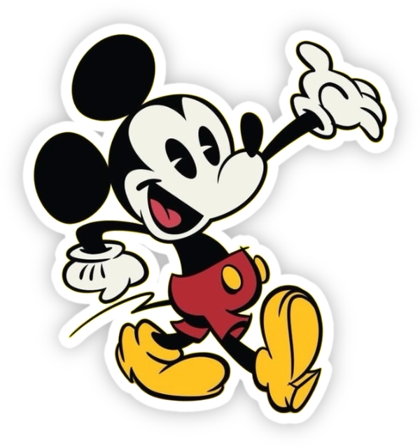 sticker mickey mouse cười tươi