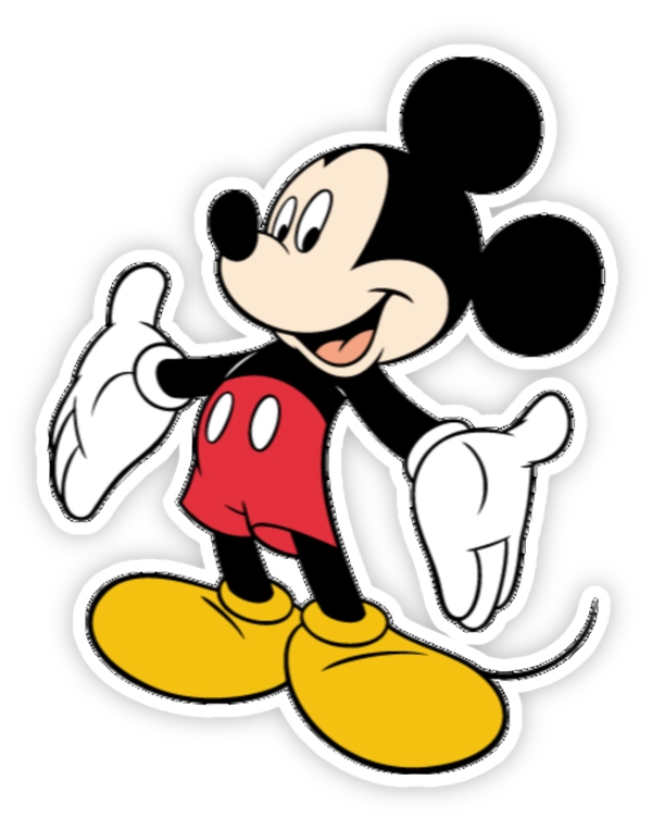sticker mickey mouse giang tay