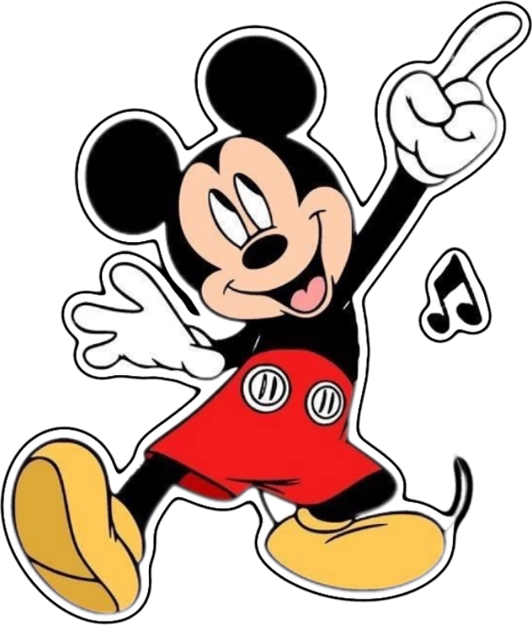sticker mickey mouse vui vẻ