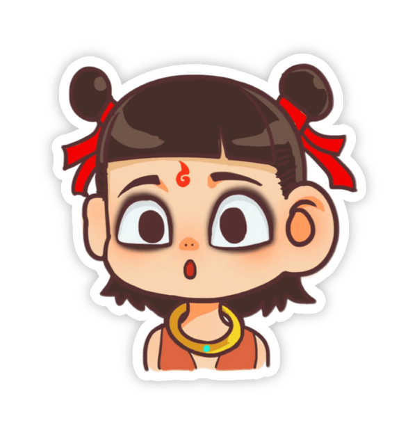 sticker natra chu mỏ đáng yêu