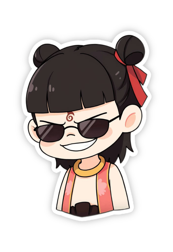 sticker natra tạo dáng ngầu lòi