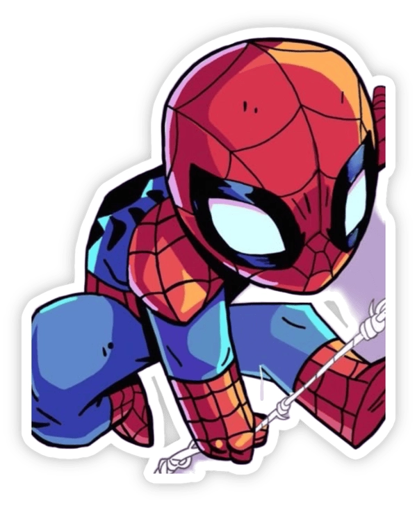 sticker siêu nhân nhện cho bé