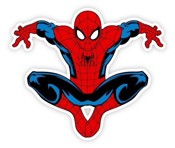 sticker spiderman