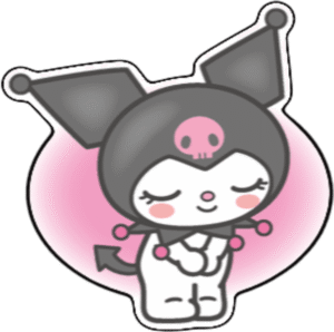 sticker ngại chibi