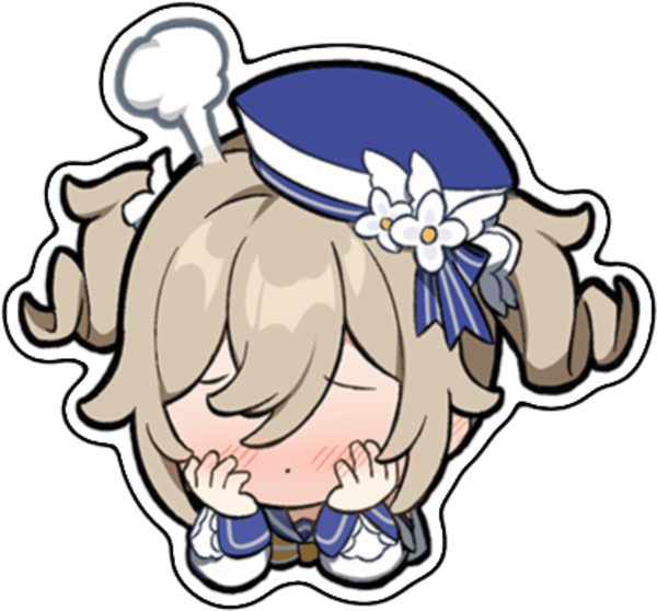 sticker ngại ngùng cute
