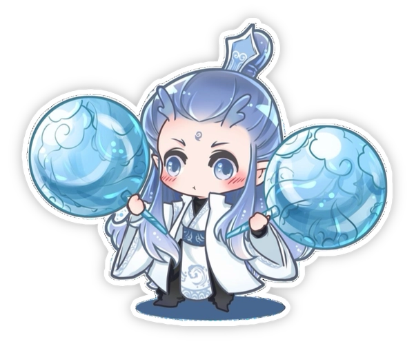 sticker ngao bính dễ thương