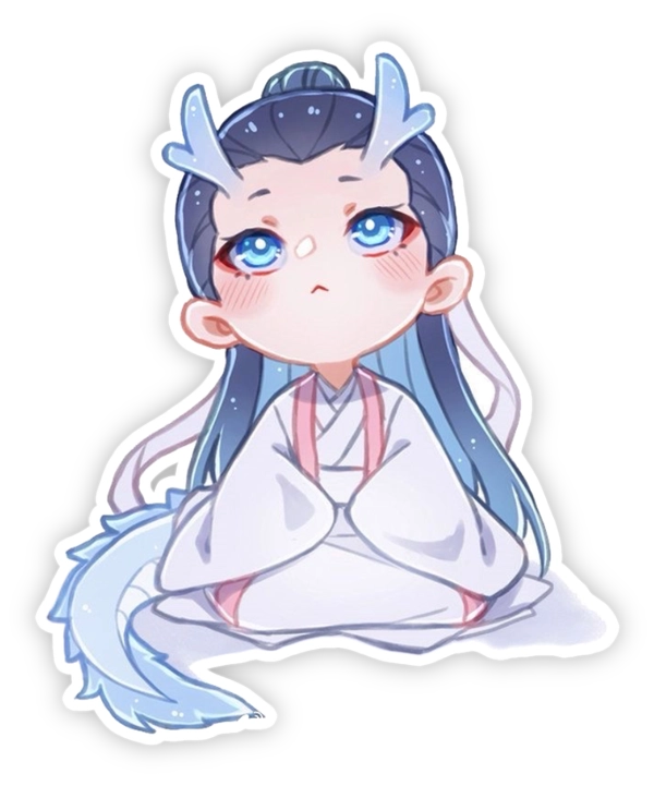sticker ngao bính ngẩn ngơ