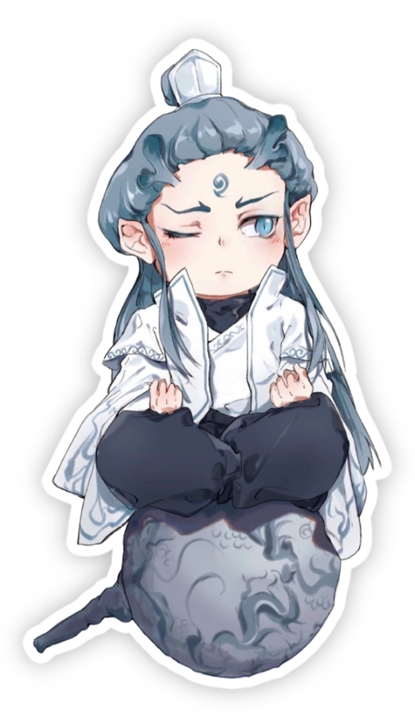 sticker ngao bính nháy mắt