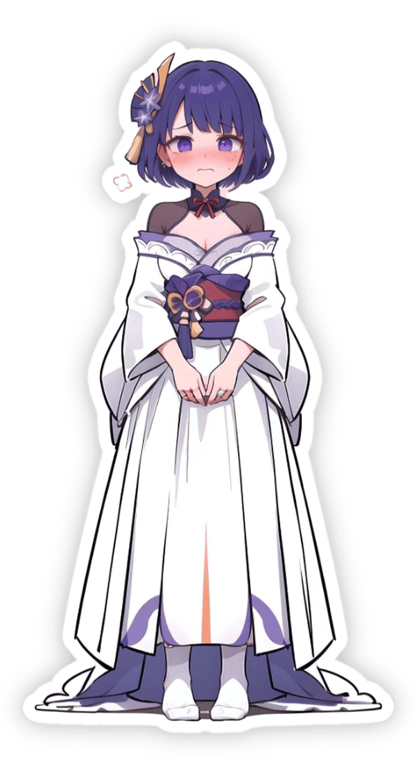 sticker nhân vật Raiden Shogun