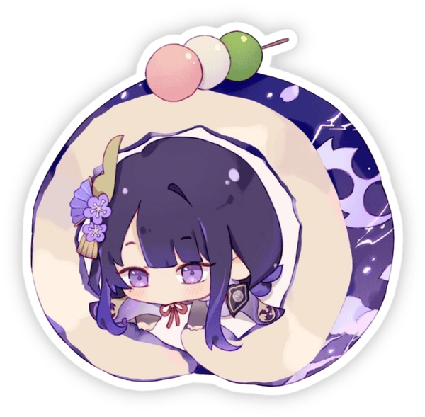 sticker nhân vật anime Raiden Shogun