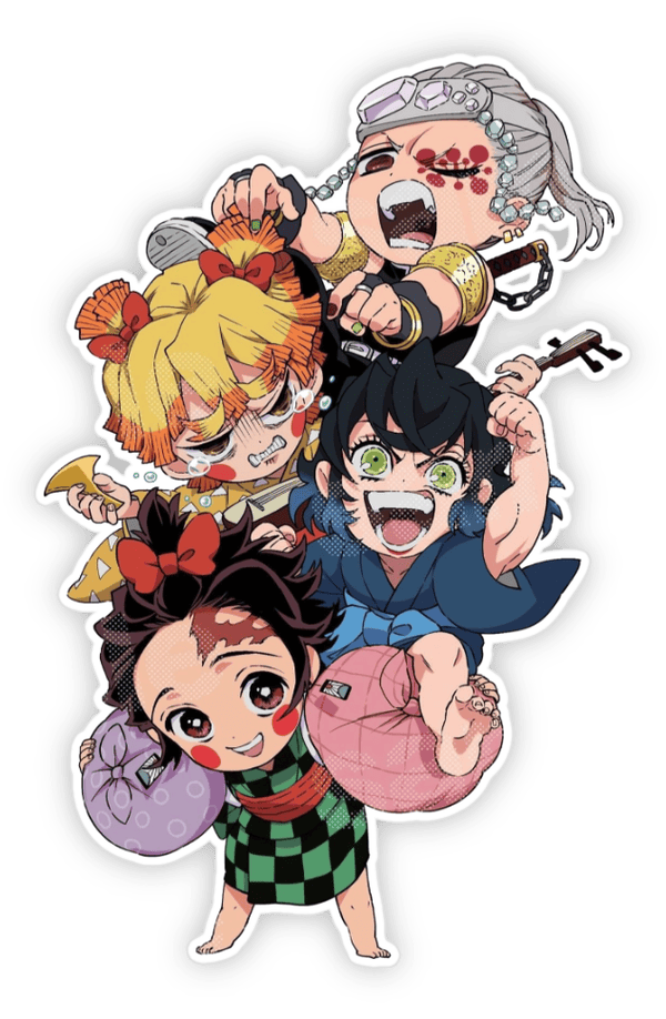 sticker nhân vật kimetsu no yaiba