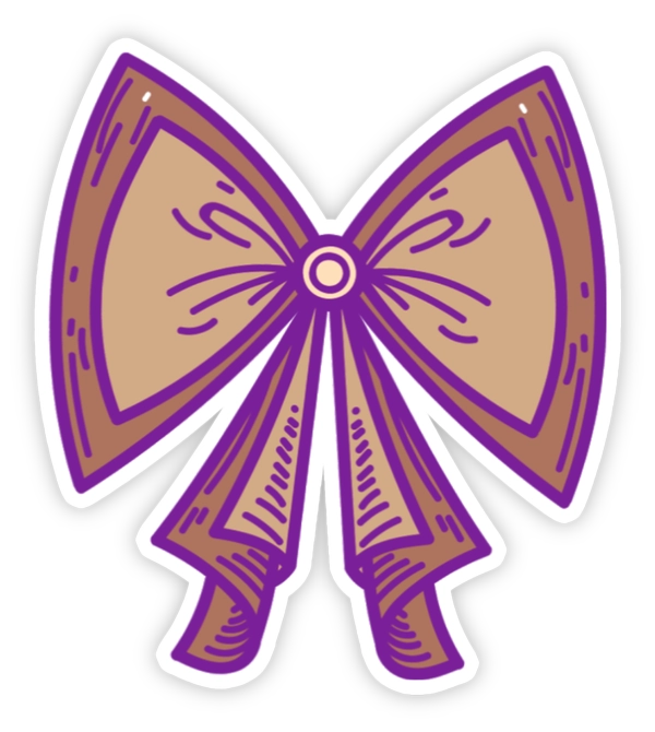 sticker nơ xinh