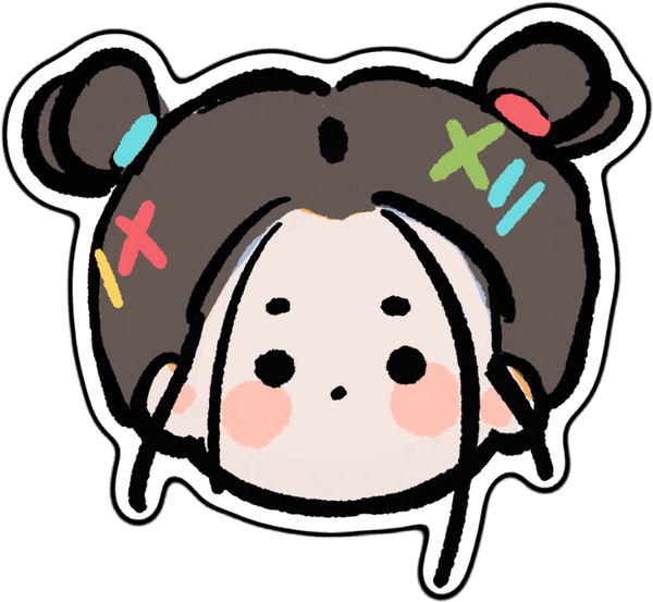 sticker nữ cute